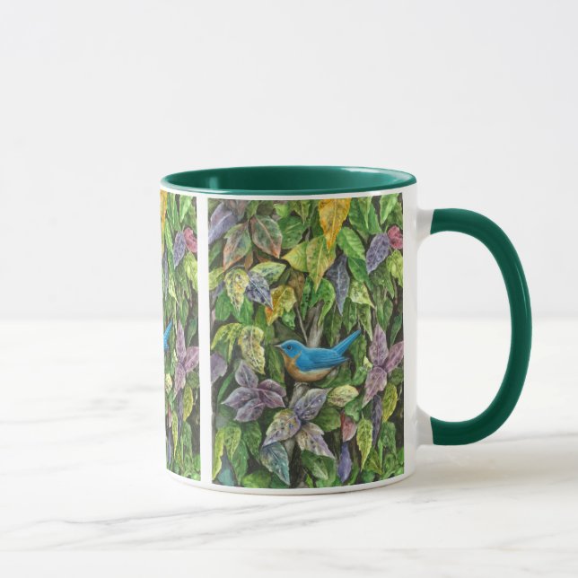 Tasse d'oiseau bleu (Droite)