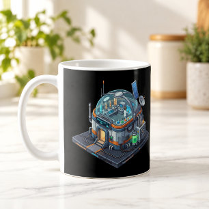 Tasse Dôme de Laboratoire de Recherche Sci-Fi Isom