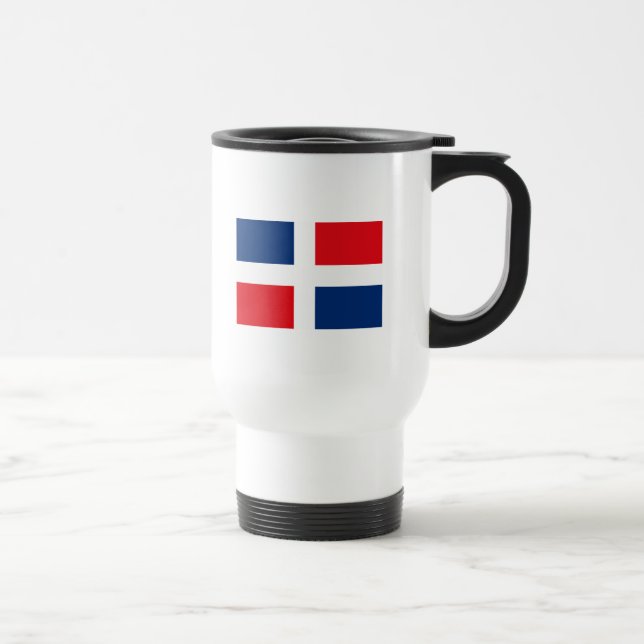 Tasse dominicaine de drapeau (Droite)