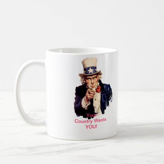 Tasse d'Oncle Sam (Gauche)