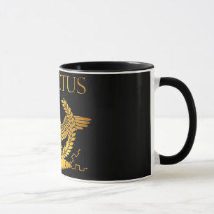 tasse d'or de logo d'invictus