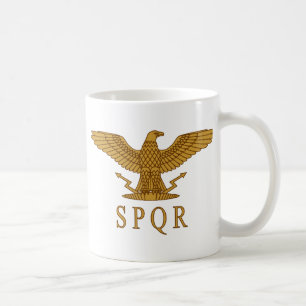 Tasse d'or de SPQR Eagle