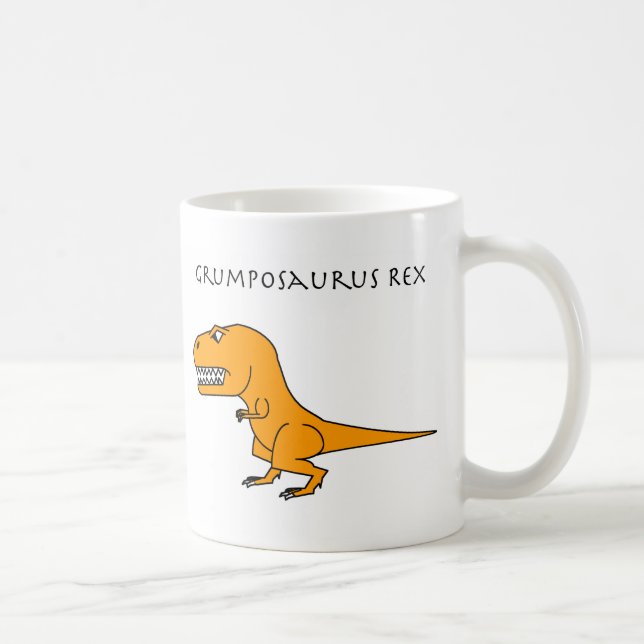 Tasse d'orange de Grumposaurus Rex (Droite)