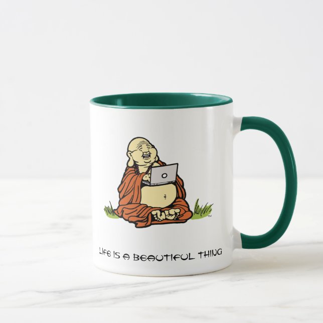 Tasse d'ordinateur portable de Bouddha (Droite)