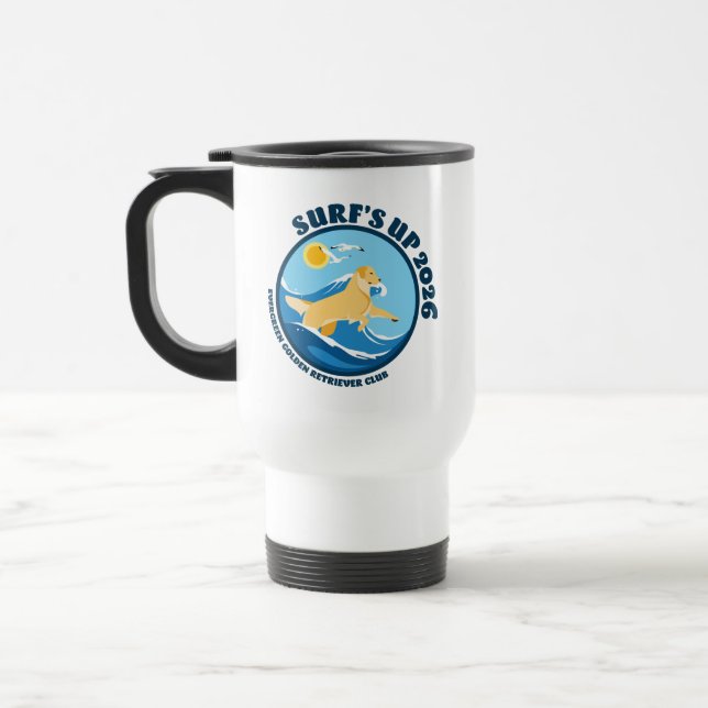 Tasse Dorée Surfs Up (Gauche)
