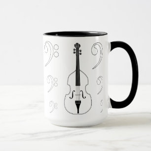 Tasse - double basse + clefs. Sélectionnez votre
