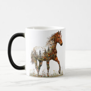 Tasse Double Exposition Cheval – Forêt et Liberté 