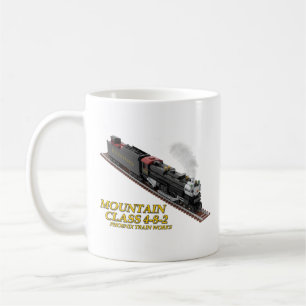 Tasse double face Locomotive Montagne 4-8-2