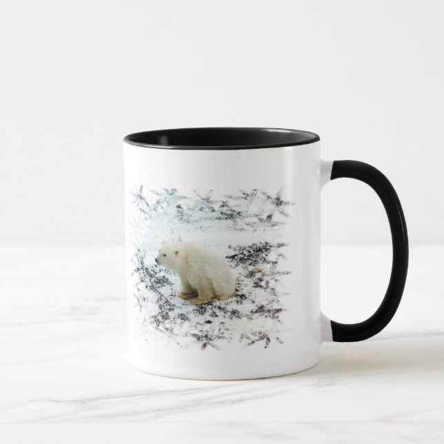Tasse d'ours blanc de bébé (Droite)