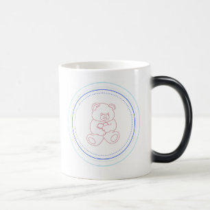 Tasse d'ours de nounours (garçon/bleu)