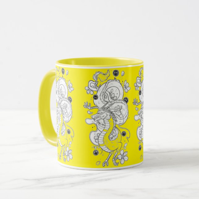 Tasse dragon de chine (Devant gauche)