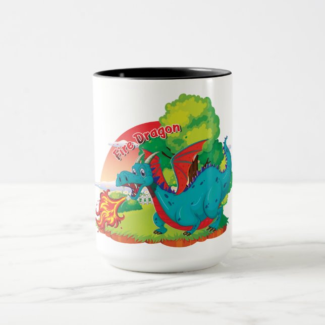Tasse Dragon de Feu (Centre)