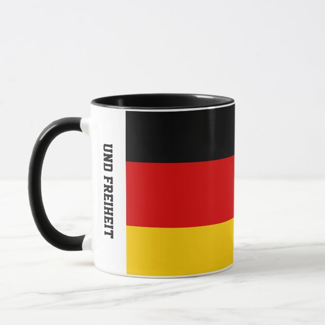 Tasse Drapeau Allemagne Unité Justice Liberté (Gauche)