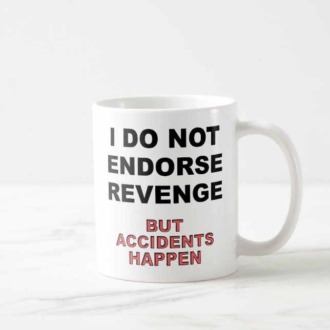 Tasse Drôle Accidents Arrive (Droite)