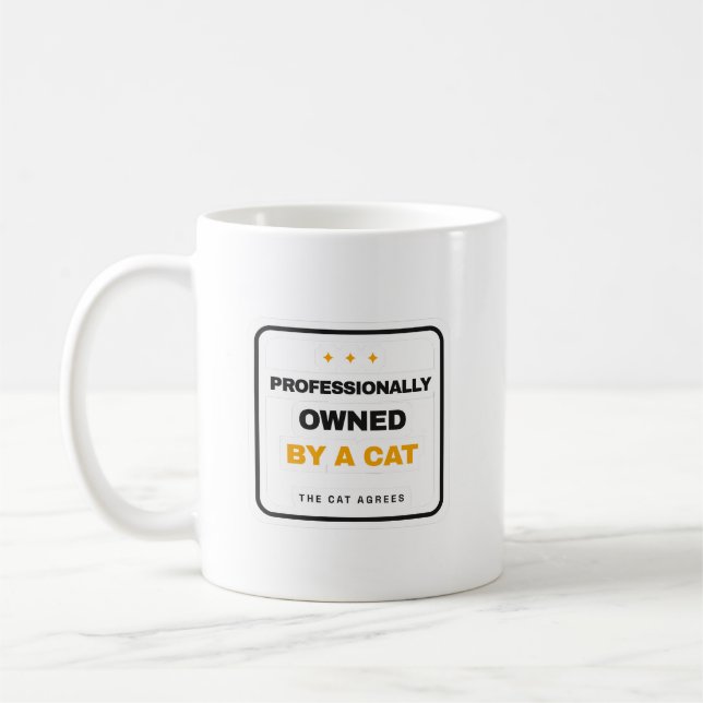 Tasse drôle appartenant professionnellement à un c (Gauche)