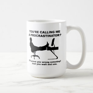 Tasse Drôle Attends Et Vois