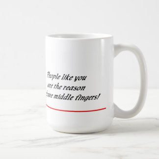 Tasse drôle avec des énonciations originales