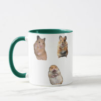 Tasse drôle avec le signe de la paix et le mème du