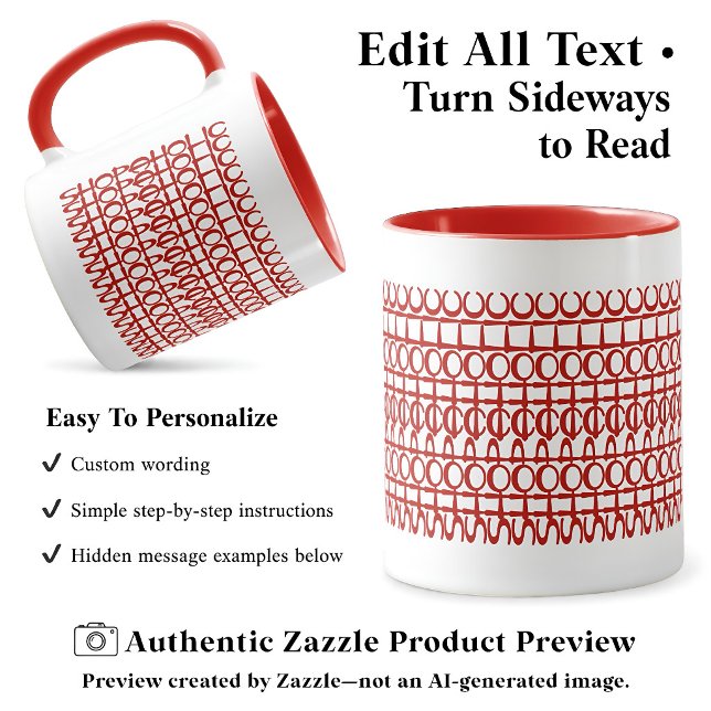 Tasse drôle avec message caché pour Shopaholic 131 (Créateur téléchargé)