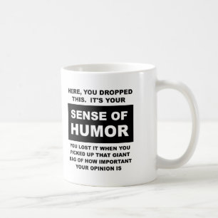 Tasse drôle avec un sens de l'humour