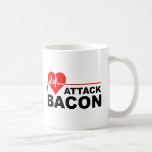 Tasse Drôle Bacon Crise Cardiaque