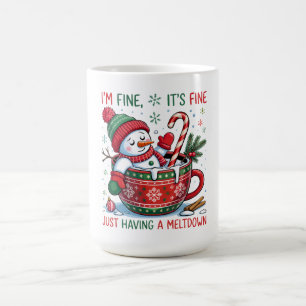 Tasse drôle - Bonhomme de neige Noël