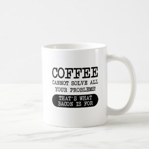 Tasse Drôle Café Contre Bacon