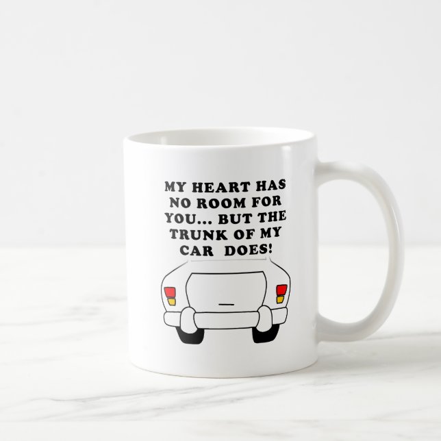 Tasse Drôle Cœur Vs Torse (Droite)