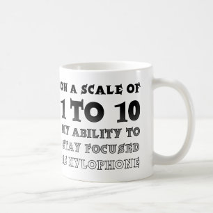 Tasse Drôle Concentré De 1 À 10