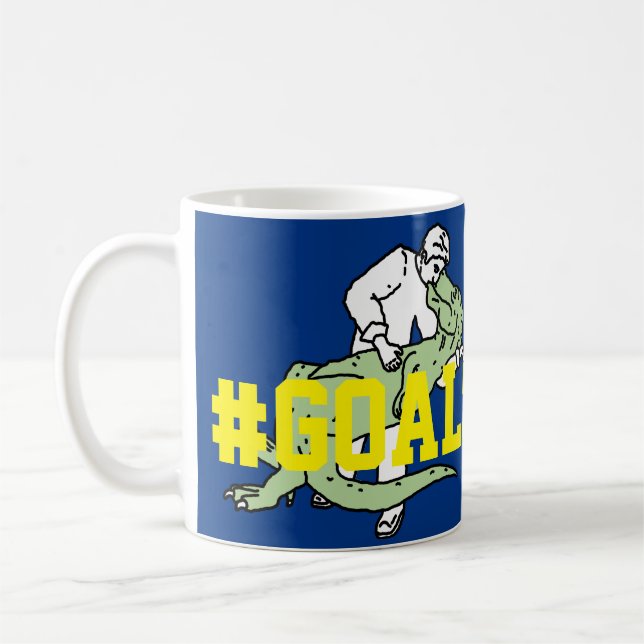 Tasse drôle d'amusement de #Goals de Rex de (Gauche)