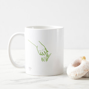 Tasse drôle d'art de ligne de main de gobelin Touc