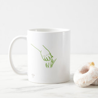 Tasse drôle d'art de ligne de main de gobelin Touc