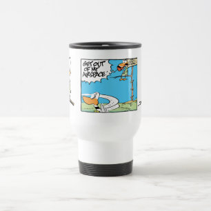 Tasse drôle de bande dessinée de contrôleur de la