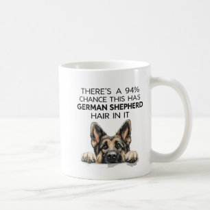 Tasse drôle de Berger Allemand, Il y a 94 pour cen