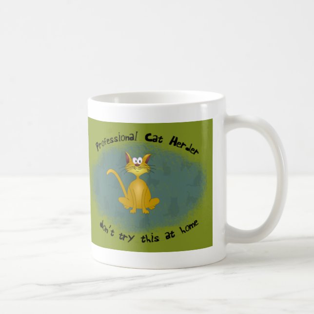 Tasse drôle de berger de chat (Droite)