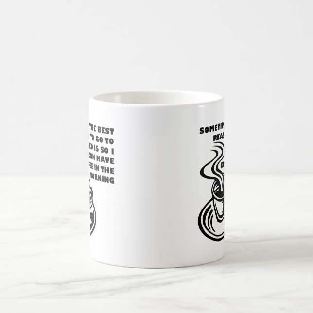 Tasse Drôle de Café le Matin (Centre)