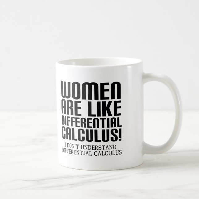 Tasse drôle de calcul différentiel féminin Mug de  (Droite)