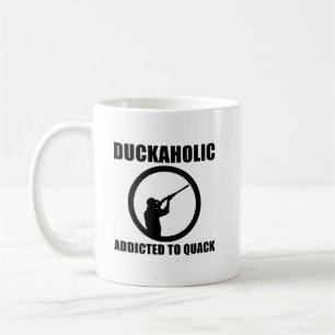 Tasse drôle de chasse pour un canardomane