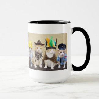 Tasse drôle de chat
