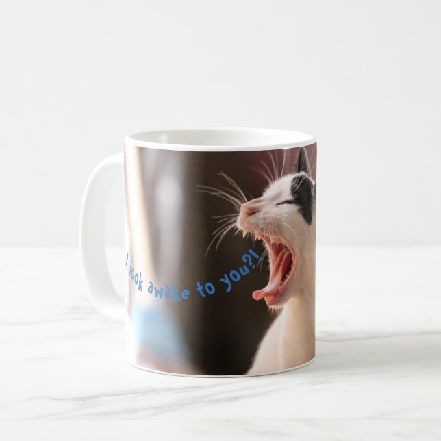 Tasse drôle de chat (Devant gauche)