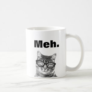 Tasse drôle de chat de citation d'apathie de meme
