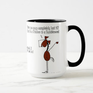 Tasse drôle de cheval et de poulet