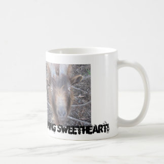 Tasse drôle de chèvre