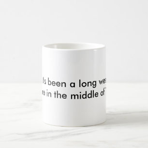 Tasse drôle de citation de travail