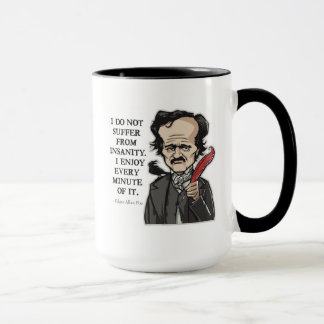 Tasse drôle de citation d'Edgar Allan Poe