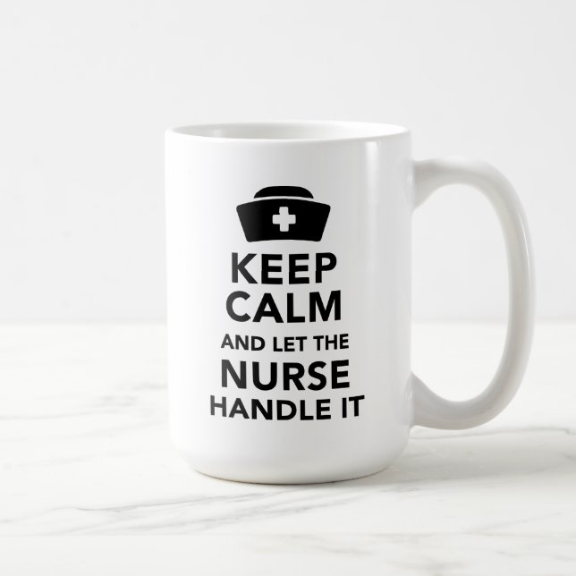 Tasse drôle de citations d'infirmière pour rester  (Droite)