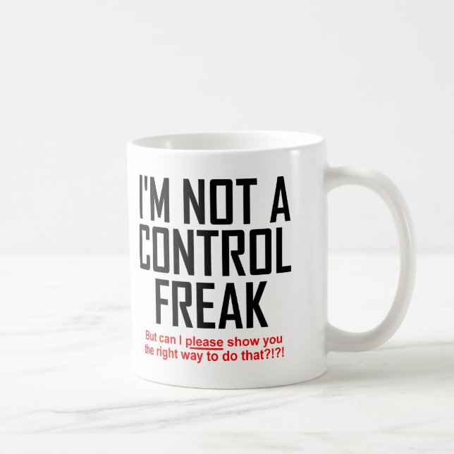 Tasse Drôle de Contrôleur Fou (Droite)