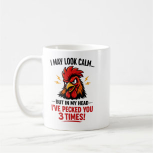 Tasse drôle de coq collègue de travail   Je peux s