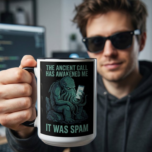 Tasse drôle de Cthulhu ancien appel Spam Funny Eld (Créateur téléchargé)