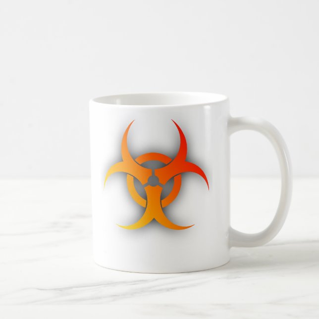 Tasse drôle de danger biologique Humour (Droite)